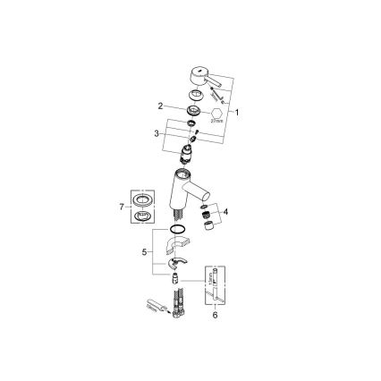 GROHE 3224010E - Смеситель для раковины CONCETTO DN 15, глянцевый хром