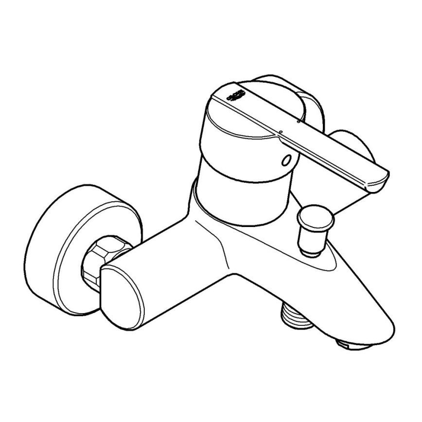 GROHE 32269000 - смеситель для ванны FEEL DN 15, глянцевый хром