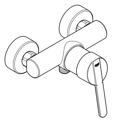 GROHE 32270000 - Душовий змішувач FEEL DN 15 у блискучому хромі