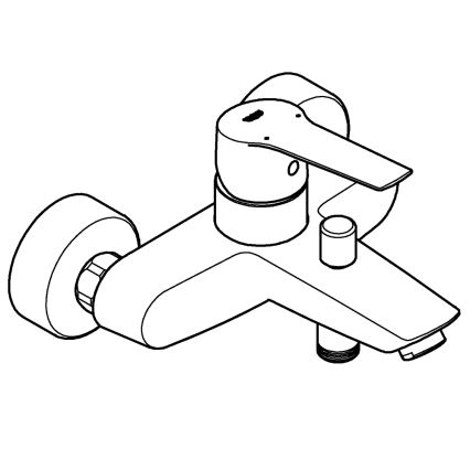 GROHE 322782432 - смеситель для ванны START 188 мм черный