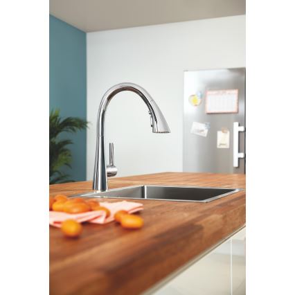 GROHE 32294002 - Смеситель для кухни ZEDRA 401 мм, глянцевый хром