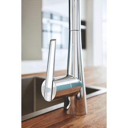 GROHE 32294002 - Смеситель для кухни ZEDRA 401 мм, глянцевый хром