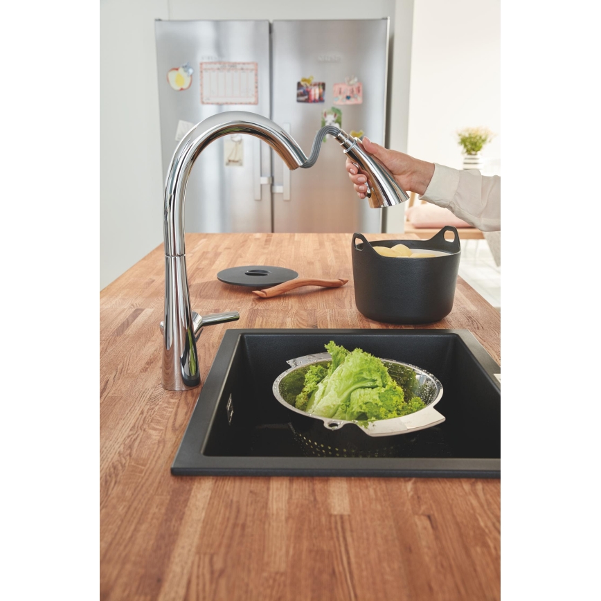 GROHE 32294002 - Смеситель для кухни ZEDRA 401 мм, глянцевый хром