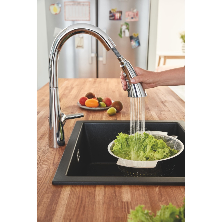 GROHE 32294002 - Смеситель для кухни ZEDRA 401 мм, глянцевый хром