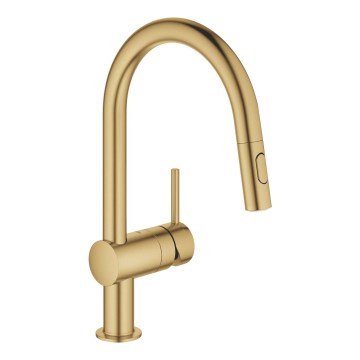 GROHE 32321GN2 - кухонный смеситель EUROCUBE, золотой
