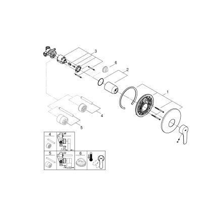 GROHE 32590002 - Душевой смеситель START, полированный хром