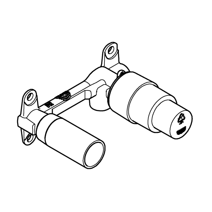 GROHE 32635000 - Встраиваемый смеситель DN 15 DR - латунь