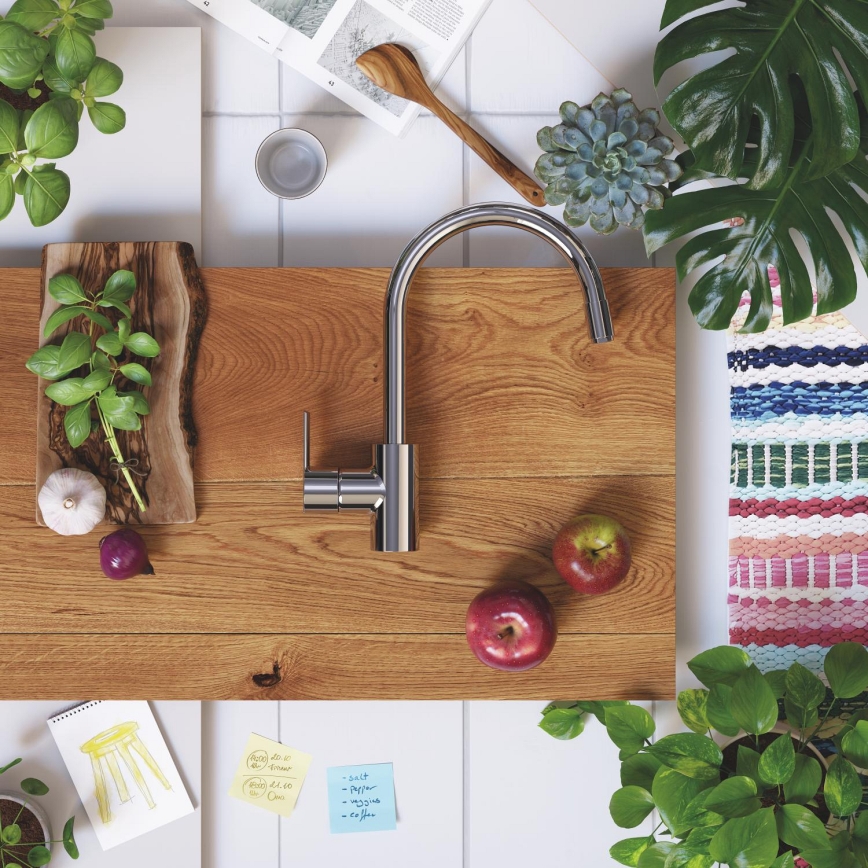 GROHE 32671002 - кухонный смеситель FEEL, глянцевый хром