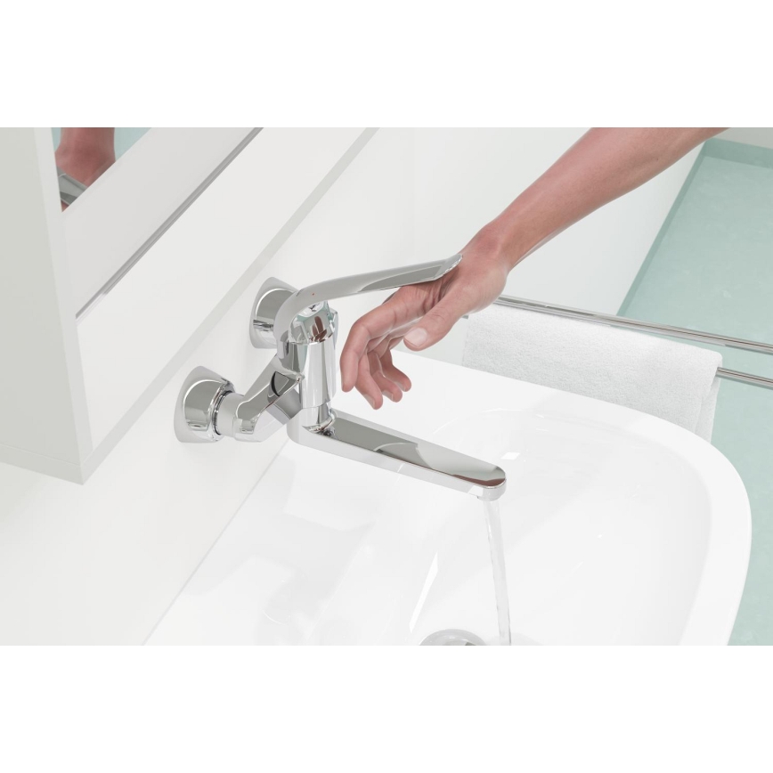 GROHE 32773000 — змішувач для умивальника EUROECO SPECIAL, 257 mm, полірований хром