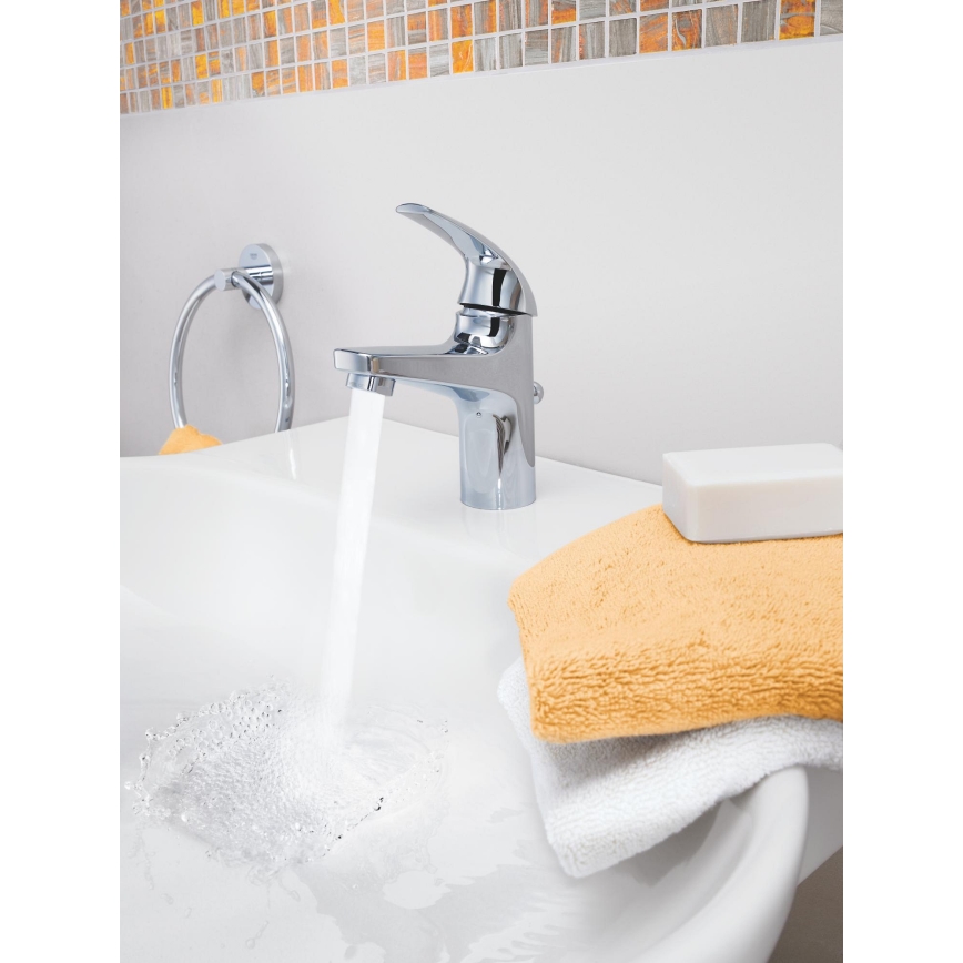 GROHE 32805000 - Змішувач для умивальника BAUCURVE DN 15 блискучий хром