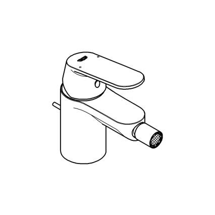 GROHE 32839000 - Змішувач для біде EUROSMART COSMOPOLITAN, розмір S, полірований хром