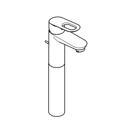 GROHE 32856000 - Смеситель для раковины BAULOOP 12” полированный хром