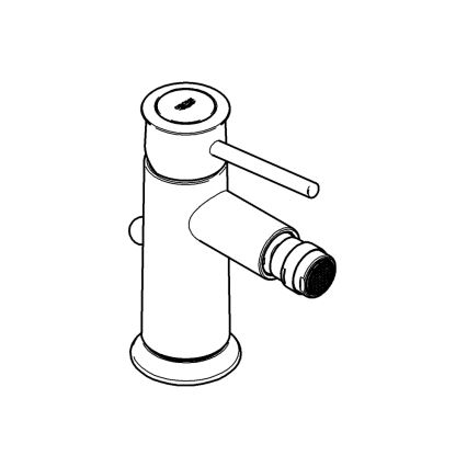 GROHE 32864000 - смеситель для биде BAUCLASSIC, глянцевый хром