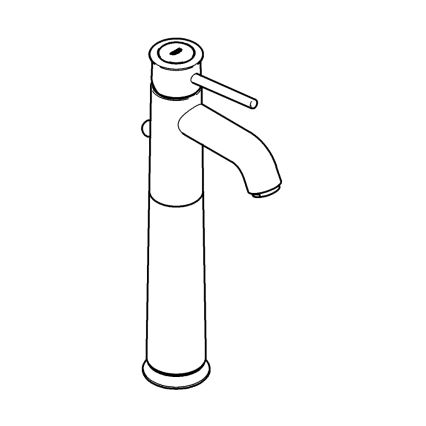 GROHE 32868000 - Смеситель для раковины BAUCLASSIC DN 15, полированный хром