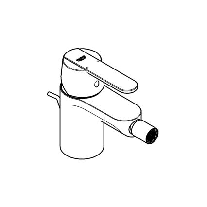 GROHE 32885000 - Змішувач для біде GET DN 15 полірований хром