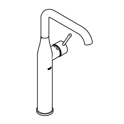 GROHE 32901DC1 - смеситель для умывальника ESSENCE, размер XL, нержавеющая сталь