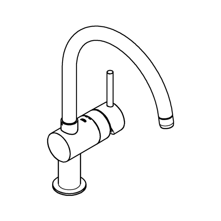 GROHE 32917000 - Кухонный смеситель A 356 мм, полированный хром