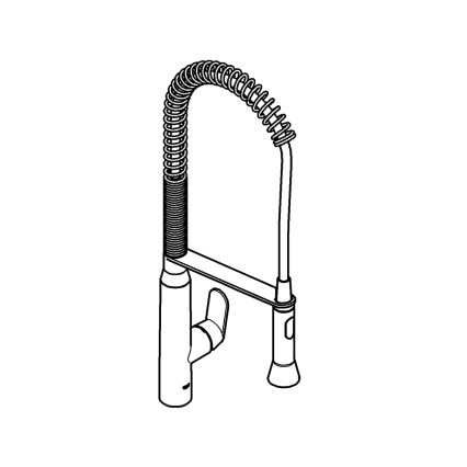 GROHE 32950000 - Кухонный смеситель K7 глянцевый хром