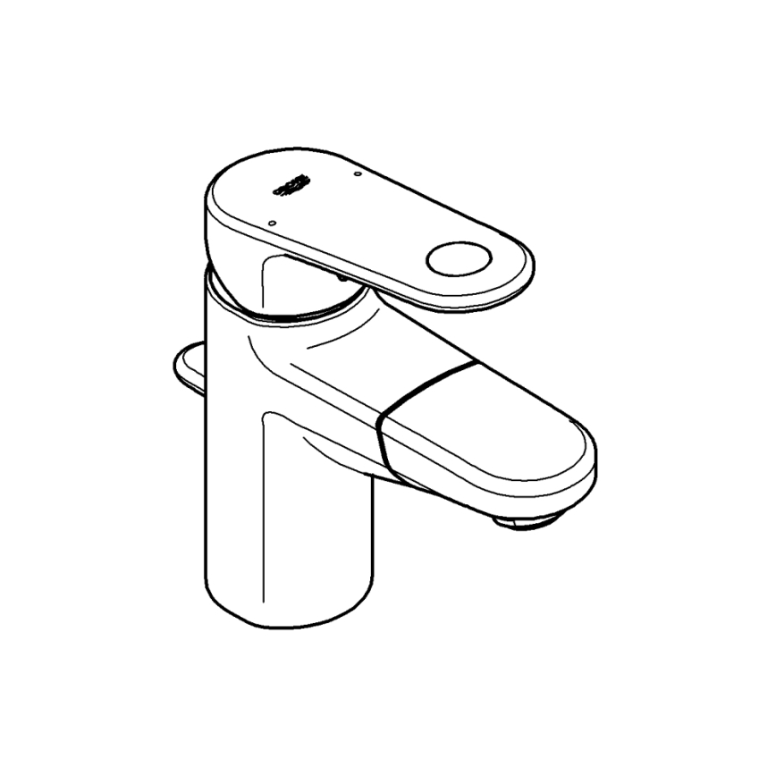 GROHE 33155002 - Смеситель для раковины EUROPLUS DN 15 глянцевый хром