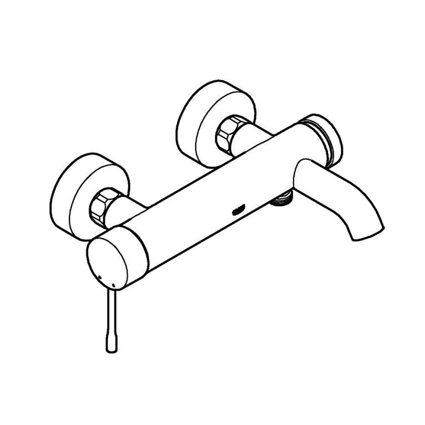 GROHE 33624001 - Змішувач для ванни ESSENCE, 193 мм, глянцевий хром