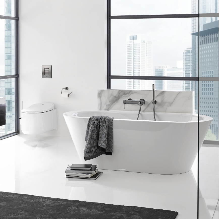 GROHE 33624AL1 - Змішувач для ванни ESSENCE 193 мм графіт