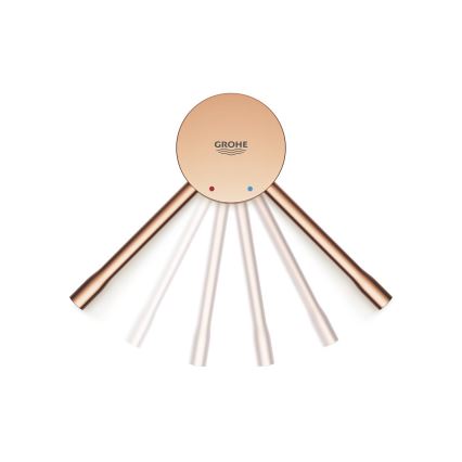 GROHE 33624DL1 - смеситель для ванны ESSENCE 193 мм, брашированная медь