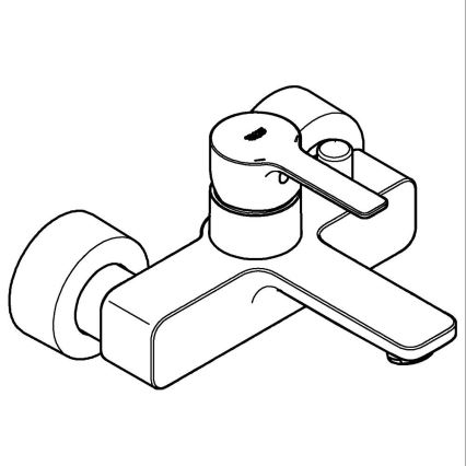 GROHE 33849001 - смеситель для ванны LINEARE DN 15, полированный хром