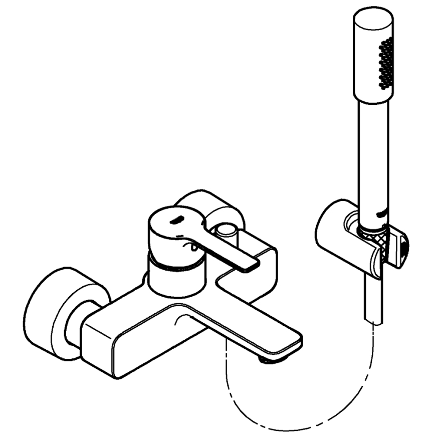 GROHE 33850001 - Смеситель для ванны LINEARE DN 15, полированный хром