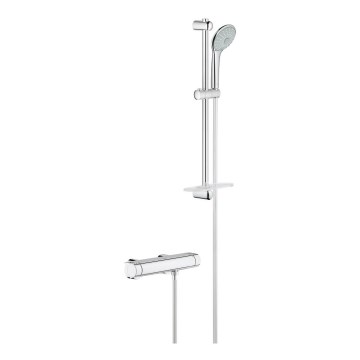 GROHE 34195001 - термостатный смеситель GROHTHERM 2000 с душевым комплектом EUPHORIA 110, хром