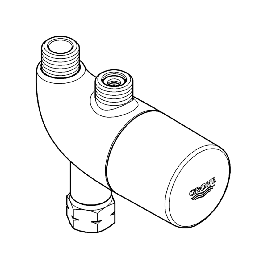 GROHE 34487000 - Термостатическая защита от ожогов GROHTHERM MICRO хром