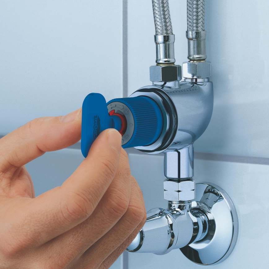 GROHE 34487000 - Термостатическая защита от ожогов GROHTHERM MICRO хром