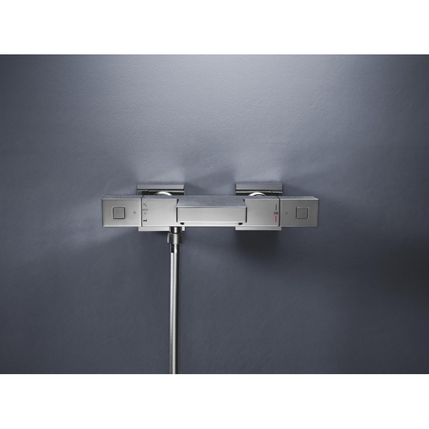 GROHE 34497000 - Термостатический ванный смеситель GROHTHERM CUBE DN 15, полированный хром