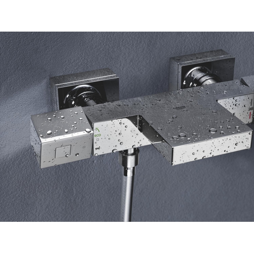 GROHE 34497000 - Термостатический ванный смеситель GROHTHERM CUBE DN 15, полированный хром