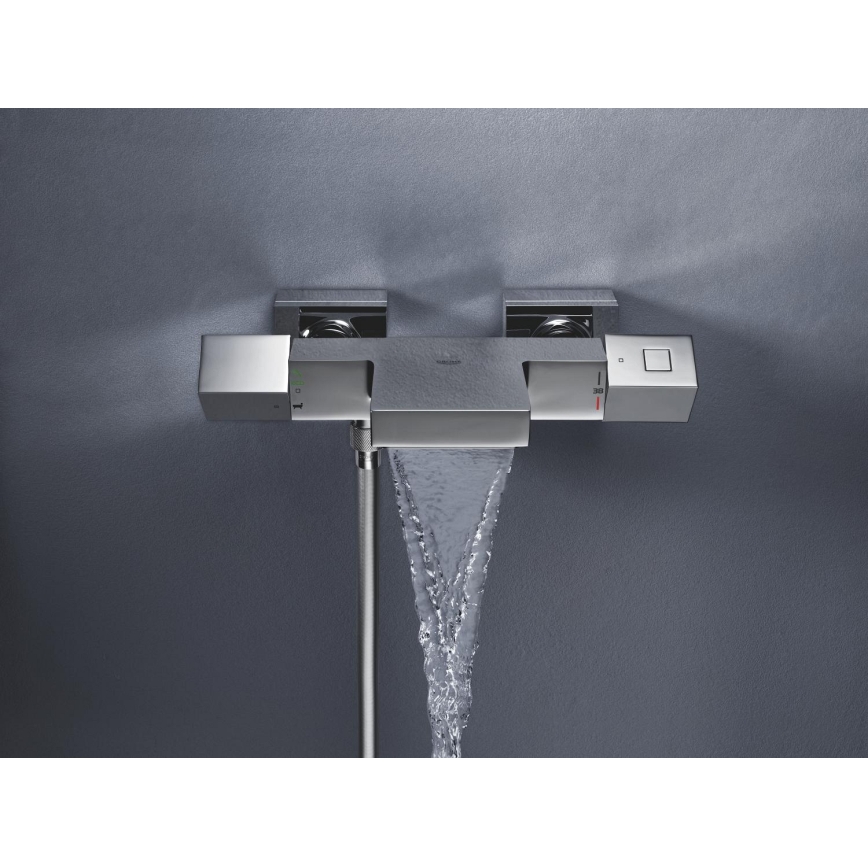 GROHE 34497000 - Термостатический ванный смеситель GROHTHERM CUBE DN 15, полированный хром