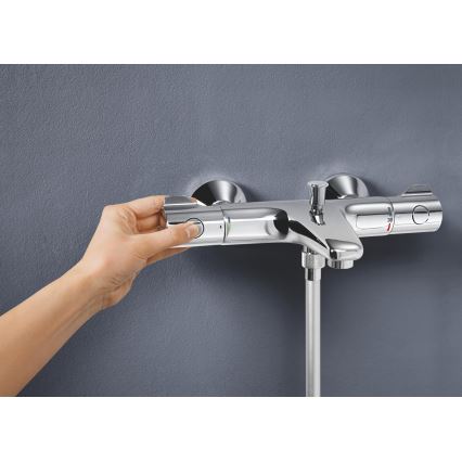 GROHE 34567000 - Термостатический ванный смеситель GROHTHERM 800 DN 15, полированный хром