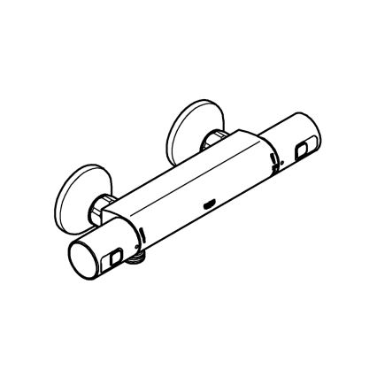 GROHE 345942430 - Термостатический душевой смеситель PRECISION START DN 15 черный