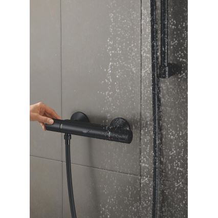 GROHE 345942430 - Термостатический душевой смеситель PRECISION START DN 15 черный