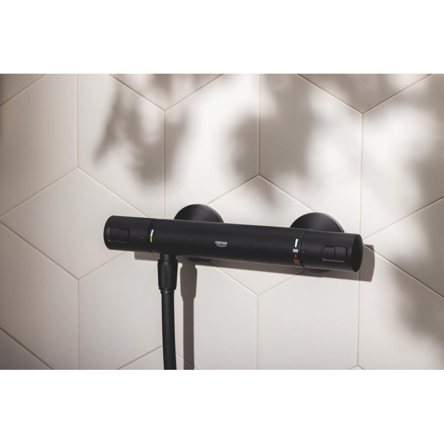 GROHE 345942430 - Термостатический душевой смеситель PRECISION START DN 15 черный