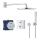 GROHE 34730000 - Душевой комплект GROHTHERM RAINSHOWER COSMOPOLITAN 310 422 мм хром
