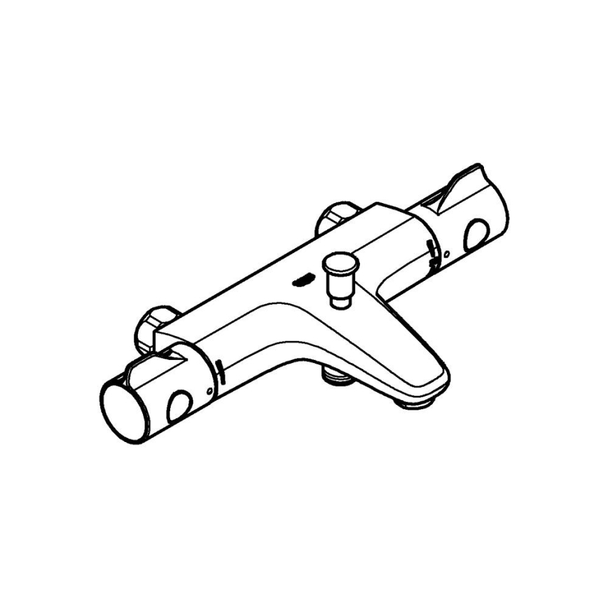 GROHE 34754000 - Термостатический смеситель для ванны GROHTHERM 800 DN 15, полированный хром