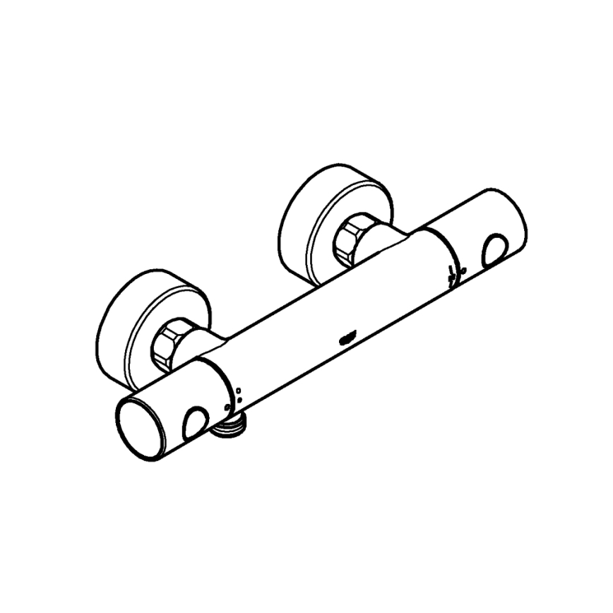 GROHE 34773000 - Термостатичний душовий змішувач PRECISION GET DN 15 глянцевий хром