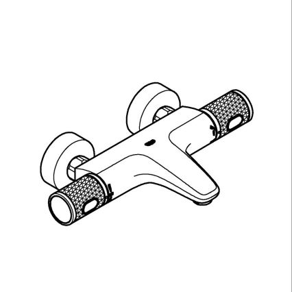 GROHE 34788000 - Термостатический смеситель для ванны PRECISION FEEL DN 15, глянцевый хром