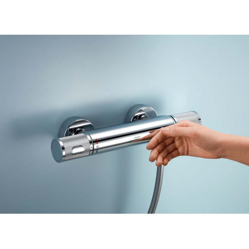 GROHE 34791001 - Термостатическая душевая система PRECISION FEEL 600 мм, хром