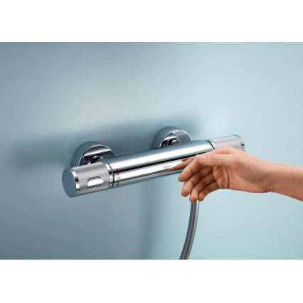 GROHE 34853001-Термостатический душевой смеситель PRECISION FEEL + комплект 90 см хром