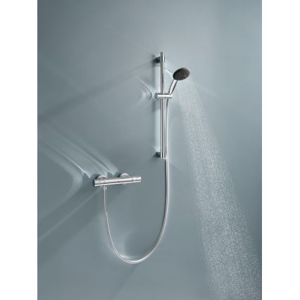 GROHE 34856000 - Душевой комплект с термостатическим смесителем PRECISION GET, 600 мм, полированный хром