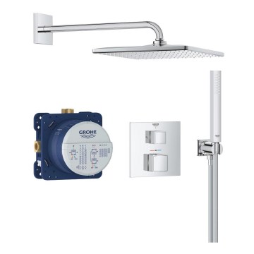 GROHE 34879000 - Вбудована душова система PRECISION CUBE 310 × 310 mm хром