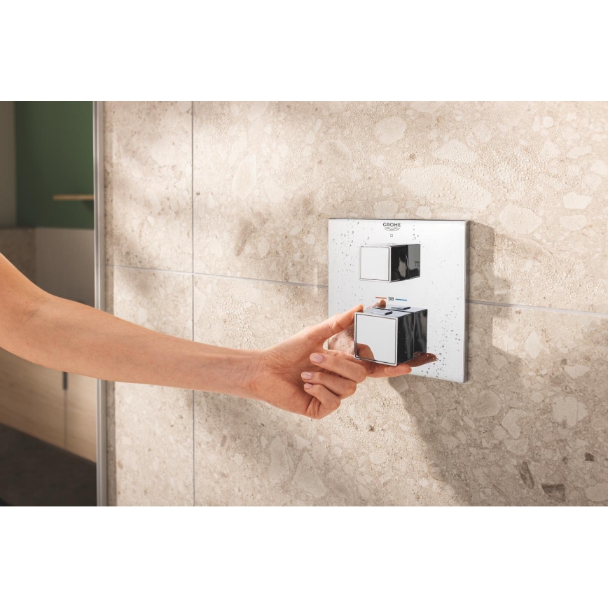GROHE 34879000 - Вбудована душова система PRECISION CUBE 310 × 310 mm хром