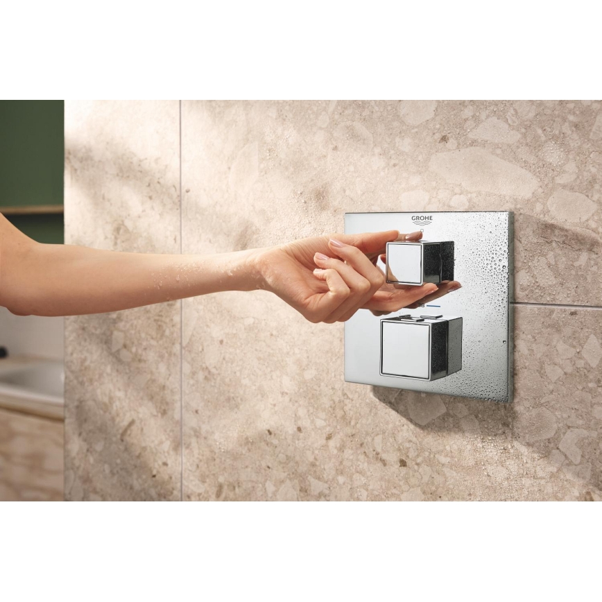 GROHE 34879000 - Встраиваемая душевая система PRECISION CUBE 310 × 310 мм хром
