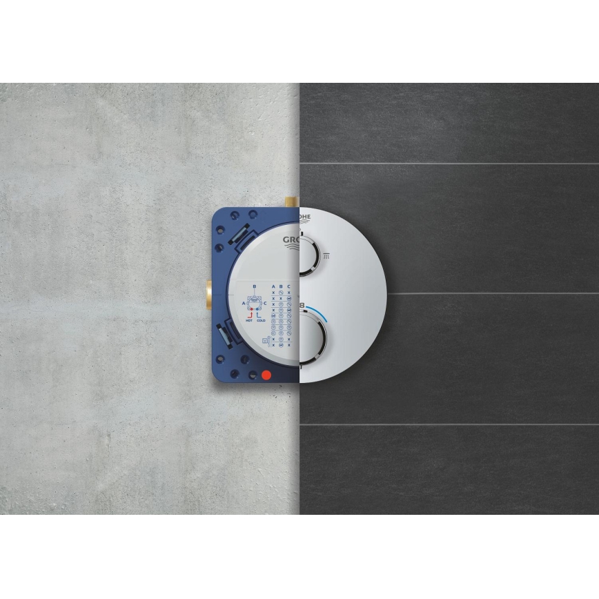 GROHE 34880000 - Душовий комплект з вбудованим змішувачем GROHTHERM SMARTCONTROL у блискучому хромі