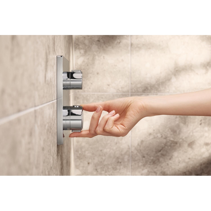 GROHE 348822430 - Душевой комплект PRECISION 250 × 250 мм чёрный